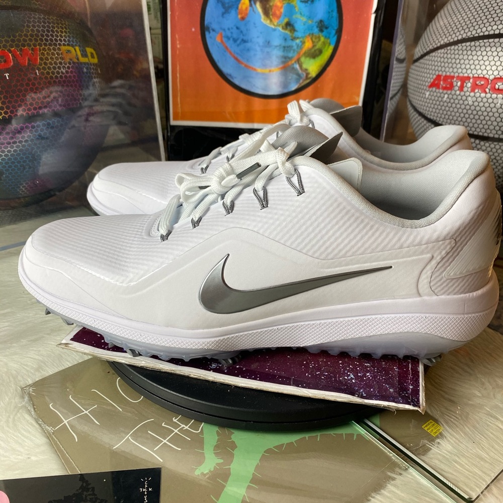 🆕 Nike	React Vapor 2 White Metallic Golf - Mens - Picture 3 of 13
